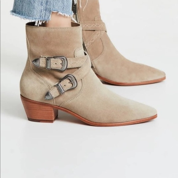 frye ellen buckle boot